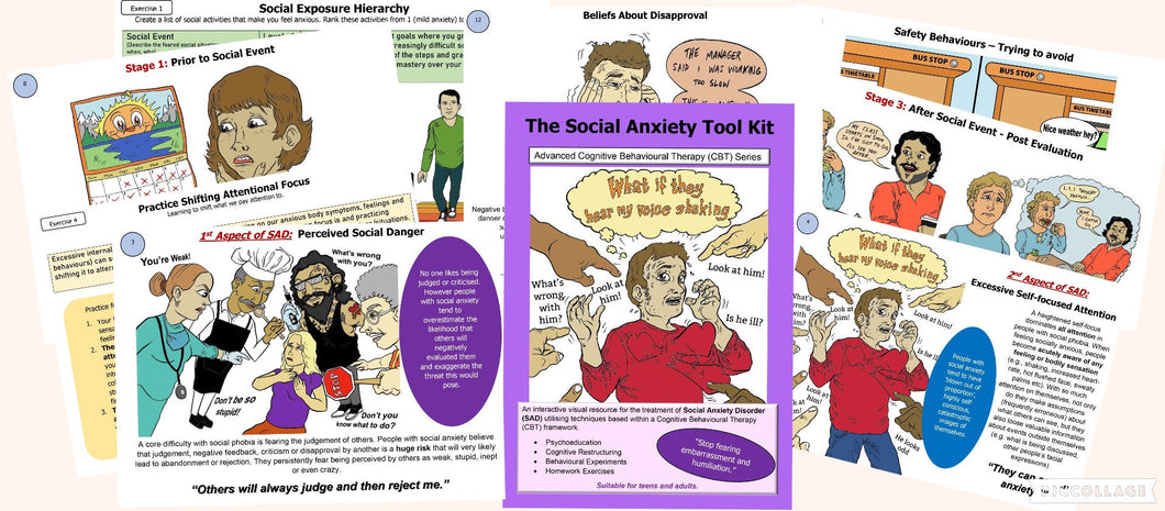 The Anxiety Tool Kit - Instant PDF Download  Based on clinically validated  interventions.