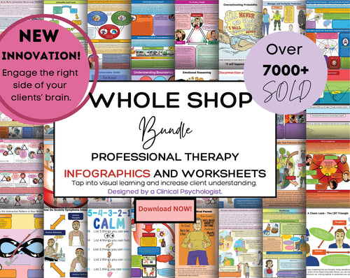 WHOLE SHOP THERAPY HANDOUT BUNDLE