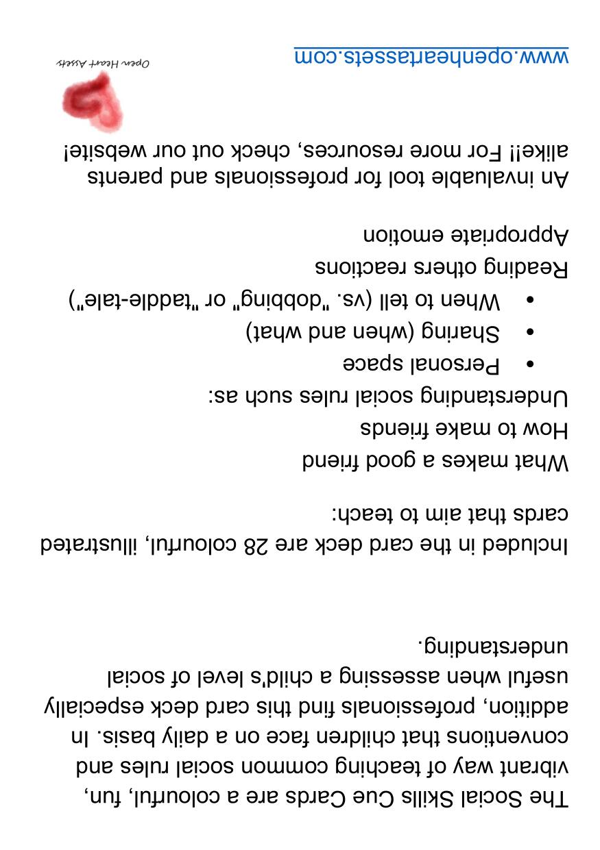 My Social Skills Cue Cards Page 56