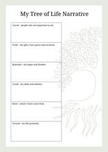 Load image into Gallery viewer, Tree of Life Narrative Therapy Workbook